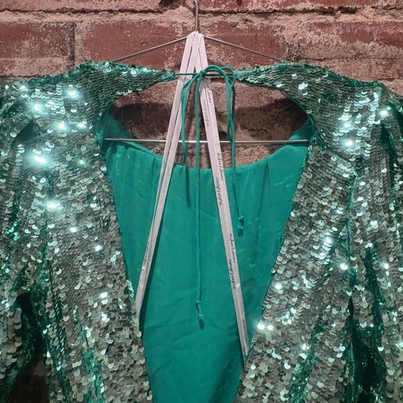 For Love and Lemons Marais Sequin Mini Dress Size XS - Picture 11 of 16